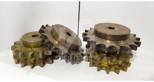 Polished Brass Crusher Sprocket Gear, Size : Standard