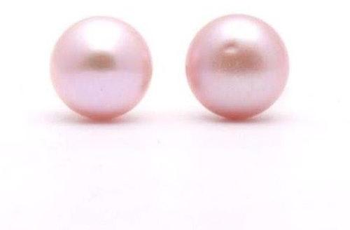 Round Pearl Stone Tops Button, Color : Pink