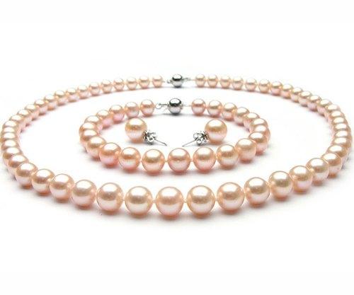 Pink Pearl Strand Set