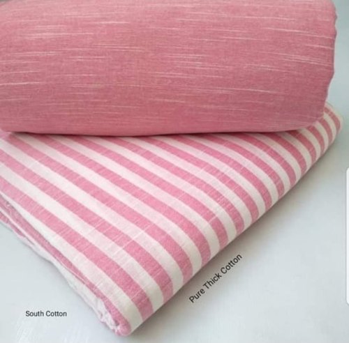 Pink South Cotton Fabric, For Textile