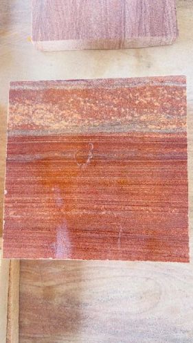 Red Sand Stone For Cladding, Pattern : Plain, Figure