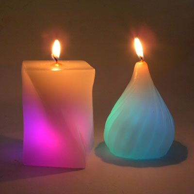 Pillar Color Changing Candle, Color : White