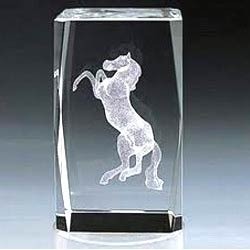 Crystal Paper Weight, Shape : Rectangular