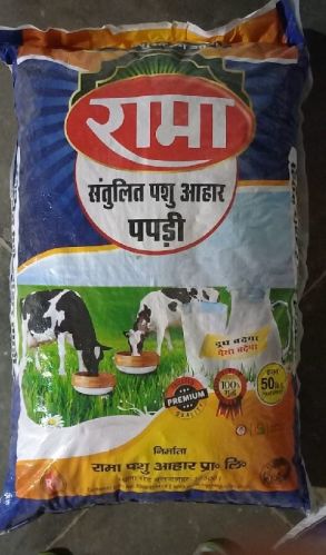 Organic Rama Papri Pashu Aahar, For Cattle Feeds, Packaging Type : Plastic Packet