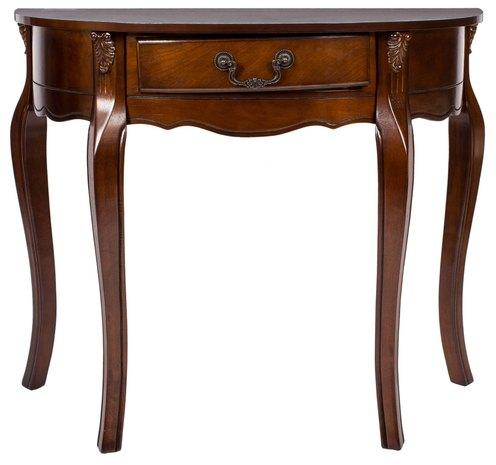 Plain Polished Wooden Console Table, Shape : Rectangular