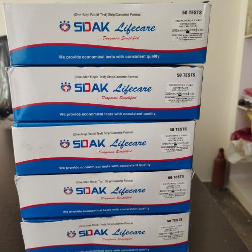 Troponin I Test Kit, For Clinical, Home Purpose, Hospital, Packaging Type : Catron