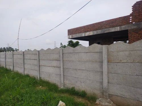 50mm Cement Precast Compound Wall, For Boundary, Color : Gray