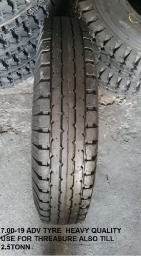 Nylon 7.00-19 TYRE, Color : Black