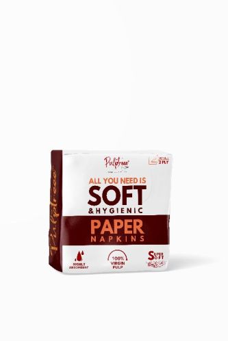 Square PULPTREEE VIRGIN TISSUE PAPER NAPKINS, For Home, Hotel, Restaurant, Style : PLAIN EMOBOSSED