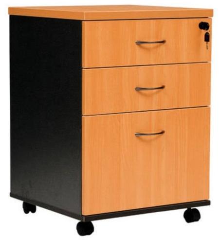 Particle Board Mobile Pedestal