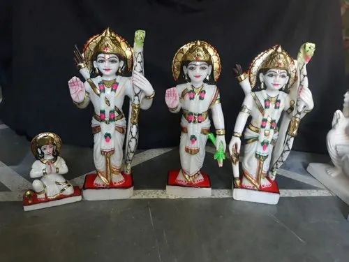 Marble Kali Mata Statue, For Worship, Temple, Pattern : Plain