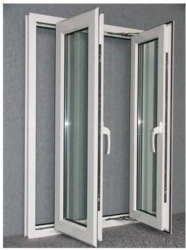 Aluminium Glass Window, For Office, Color : White