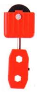 Plastic Cable Carrier, Color : Red