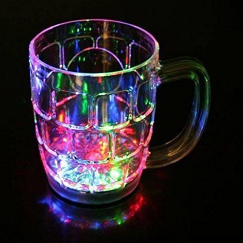 LED Light Glass Mug, Capacity : 250 ML