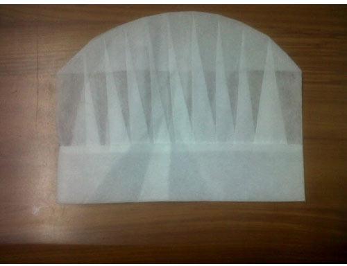 Plain Kitchen Cap, Color : White