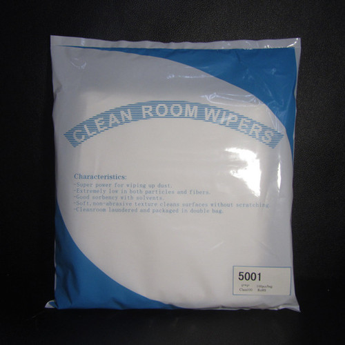 100% Polyester Clean-Room Microfiber Wipes, Size : 9 X 9 Inch