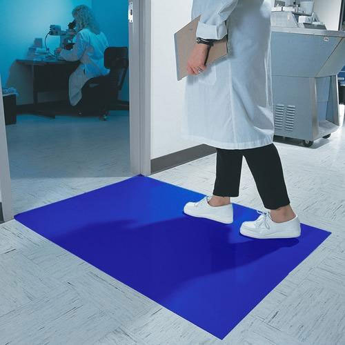 PE Sheets Cleanroom Sticky Mats, Size : 24″ X 36″