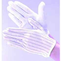 ESD PVC Dotted Gloves, For Industrial, Size : Large