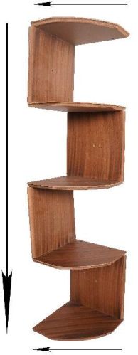 Coated Wooden Corner Shelf, For Home Use, Hotels Use, Office Use, Size : 10x10inch, 15x15inch8x8inch