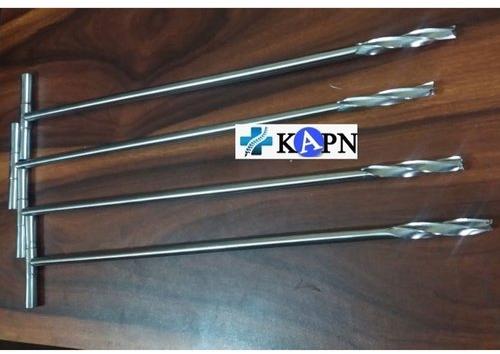 Stainless Steel Cannulated Reamer Set, Size : 18inch