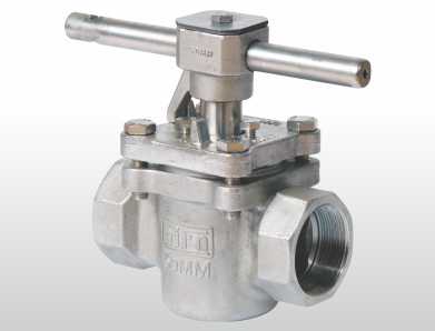 Plug Valve, SS-304 Grade, Screwed, Model: GLS