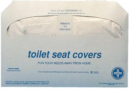 Plain Paper Disposable Toilet Seat Cover, Color : White