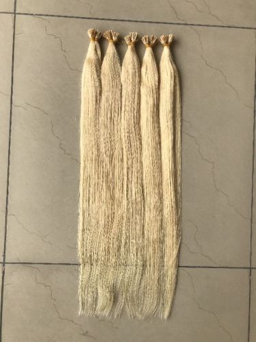Colour 613 Straight I-Tip Human Hair Extension
