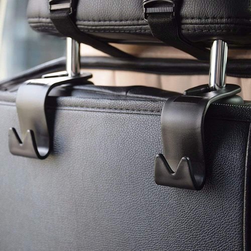 PLASTIC Car Back Seat Organizer, Color : Black