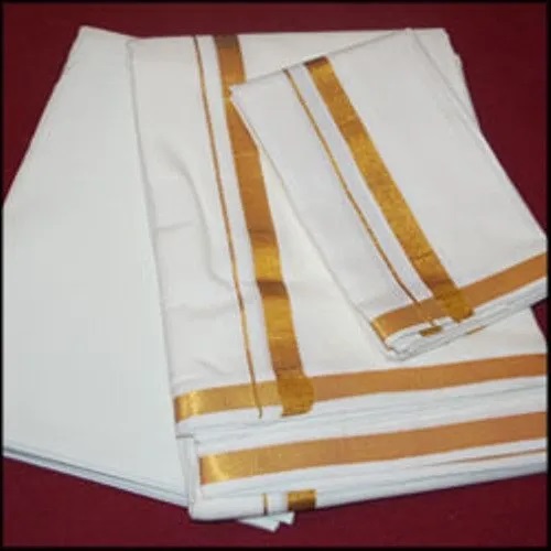 Plain Cotton Dhoti, Occasion : Groom Wear