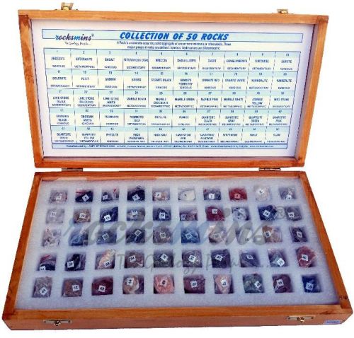 Ro50wbs Rocksmins Collection Of 50 Rocks Box