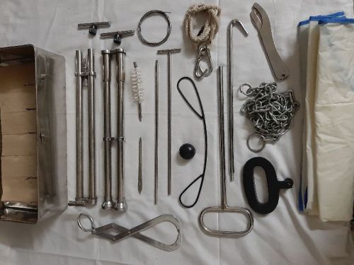 Silver Obstetrical Sets Veterinary/ Dystokia Set