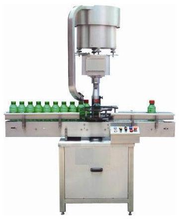 Stainless Steel Electric Automatic Cap Sealing Machine, Voltage : 220V