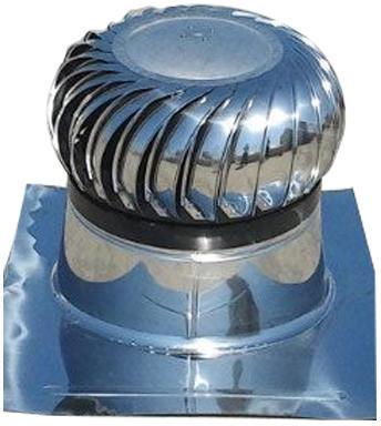 Electric Turbine Roof Ventilator, Color : Silver