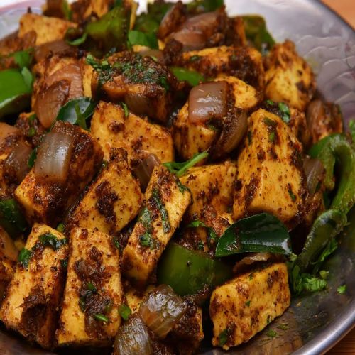 Paneer Pepper Dry, For Home Purpose, Party, Feature : Healthy