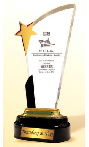 Acrylic Trophy, Pattern : Printed