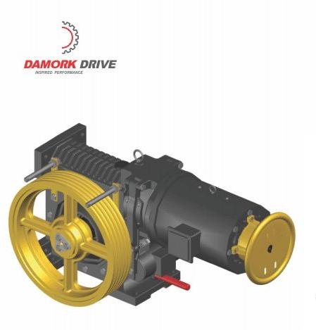 DGM140 Geared Elevator Traction Machine, Capacity : 544 Kg.