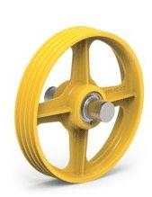 Damork Drive Automatic Elevator Diverter Pulley, Color : Yellow