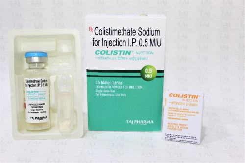 Colistimethate Sodium For Injection IP 0.5 MIU