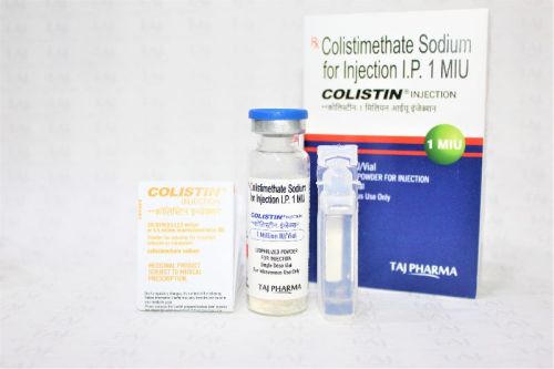 Colistimethate Sodium For Injection IP 1MIU, Certification : WHO:GMP