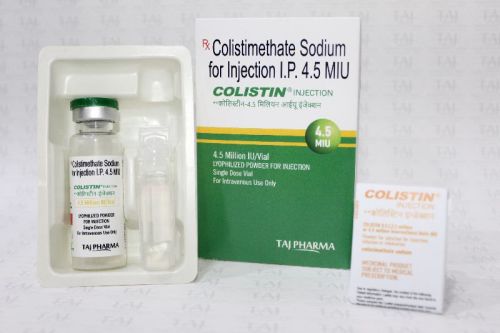 Colistimethate Sodium For Injection IP 4.5 MIU