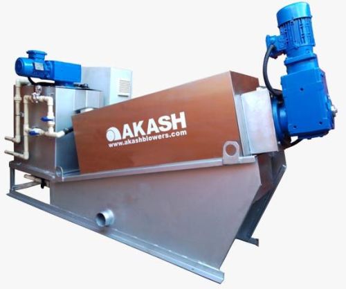 Akash Sludge Dewatering Machine, For Wastewater Treatment, Certification : CE Certified