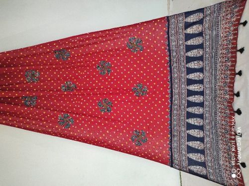 Cotton Printed Bandhani Dupatta, Technics : Handloom, Yarn Dyed