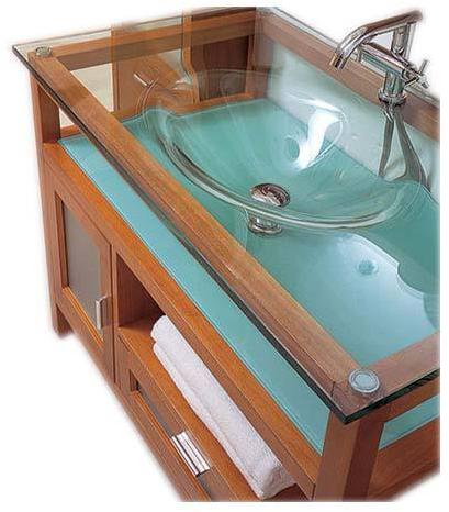 Vanity Glass Basin, Size : 420x420x130mm