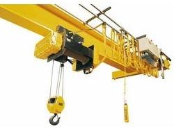 Semi Electrical EOT Crane, For Construction, Color : Yellow