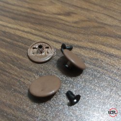 Round Mild Steel Tich Buttons, Packaging Type : Polybags Packed In Box