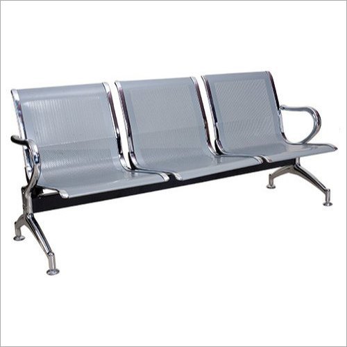 Stainless Steel Multi Seats Chairs, Color : Silver