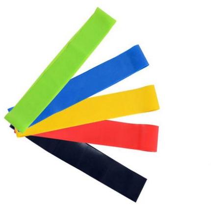 Coated Plain Rubber Physical Resistance Band, Length : 0-100 Cm