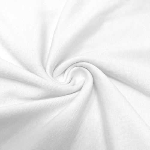 Plain Cotton Fabric, For Apparel/Clothing, Color : White