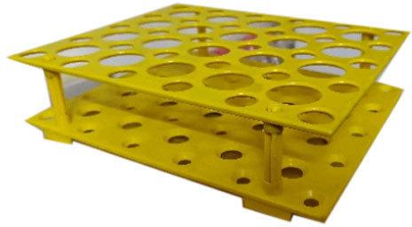 Polypropylene Test Tube Stand, Color : Yellow