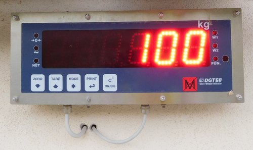 Mild Steel Weight Indicator, Display Type : Digital